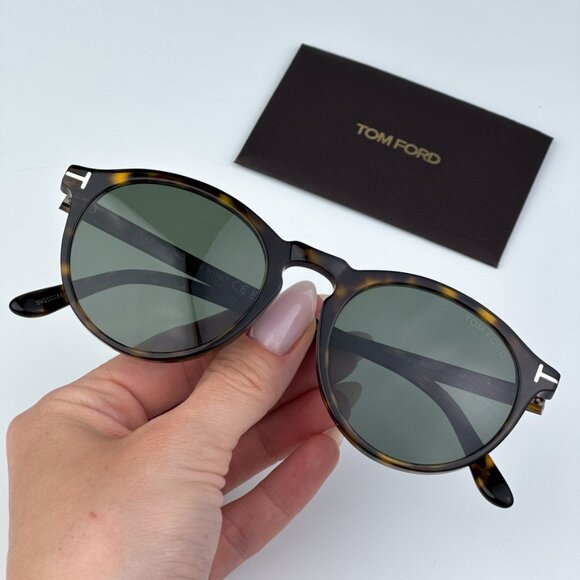 Tom Ford Other - Tom Ford FT0904/S  52R AURELE BRAND NEW Sunglasses Havana Green Polarized Unisex